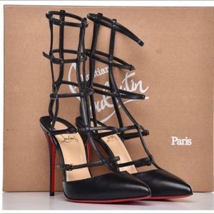 Christian Louboutin Kid Kadreyana 100 Pumps 38